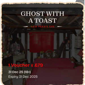 £79.00 Ghost with a TOAST New Year’s Eve 31 Dec 25